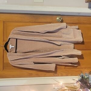 Women's d & CO. Brown cardigan size Large.